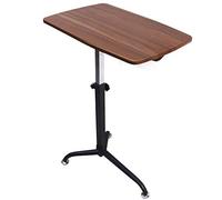 Table Mobile Workstation Table Portable Laptop Table Computer Table Care Table Height Adjustable Small Table it Makes no Room for Taking Living Room Bedroom Yellow