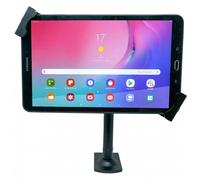 Table mount with lock attachment in black for tablets from 7" to 10.5"