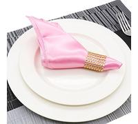 Table Napkins,Cloth Napkins 12pcs White Hemstitched Napkins 30x30 Cm Pink Satin Cocktail Napkin For Party Wedding Table Cloth Soft Kitchen Dinner(Light Green)