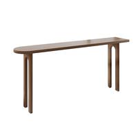 Table Narrow Long High Table,Industrial Solid Wood Bar Table - Narrow Rustic Pub & Patio Table, Space-Saving Tall Counter Table for Home, Cafe, Bistro & Coffee Bar (Stools Not Included)