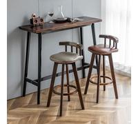 Table Narrow Long High Table,Natural Solid Wood Bar Table - Modern Counter Height Dining Table for Home & Restaurant, Industrial Style Space-Saving Coffee Table, Perfect for Bars & Entertain