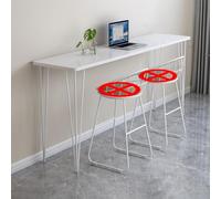 Table Narrow Long High Table,Solid Wood Rectangular High Bar Table - Live Edge Design Dining Table for Kitchen & Coffee Areas, Spacious Top for Dining, Gathering & Entertaining