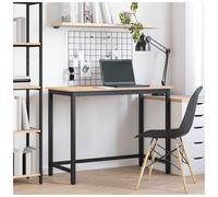 vidaXL Table Natural 100 x 50 x 77 cm Engineered Wood and Steel