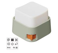 Table Night-Light - Mechanical Keyboard Shape Light, USB C Fast Charging Bedside Lamp, Stress Relief 150h Runtime for Bedroom Workplace Nursery Living Room College Room Night Home Indoor Décor