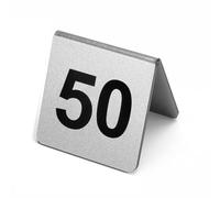 Table Number Set Acrylic Table Numbers Place Cards Tent Style Gold 6x6 cm Pack Of 10, 25, 50