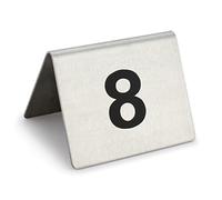 table numbers, 1 to 50/1 to 100, Double Sided for Easy Recognition, Display Desk Number Label Card Table Seat Card 1.6X1.9Inch/No. 1-100/L:40*W:50Mm(100)