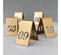 Table Numbers Double Sided Wtable Numbers Acrylic Tent Table Numbers Reception Number Stands Signs/1 to 5/5 * 8Cm
