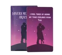 Table Oracle Cards - Love Oracle Deck for Creative Tarot Readings | 64-Card Lightweight Leisure Board Game for Party & Family Gatherings, Portable Relationship Guidance & Tabletop Fun