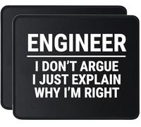 Table Pad Engineer I Don't Argue I Just Explain Why I'm Right Keyboard Pad