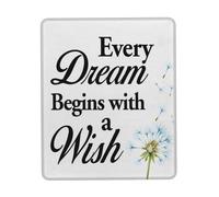 Table Pad Every Dream Begins with A Wish Dandelion Writing Pad Home 25x30CM