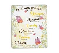 Table Pad God Says You are Butterfly Desk Pad Home 25x30CM