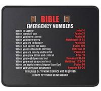 Table Pad Holy Scripture Emergency Guidance Numbers Desk Pad Work 25x30CM