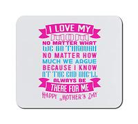 Table Pad I Love My Mom No Matter Happy Mother's Day Desk Pad Desktop