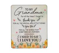 Table Pad I Need to Say I Love You Grandma Mouse Pad Office 25x30CM