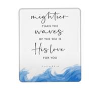 Table Pad Mightier Than The Waves Mouse Pad Desktop 25x30CM
