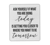 Table Pad Reflect On What You are Doing Today Self Evaluation Mouse Pad