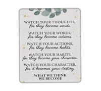 Table Pad Watch Your Thoughts Quote Mouse Pad Home 25x30CM