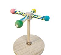 Table Perch | Grinding Paws | Standing Fork for Wooden Enrichment Branch for Parakeets for Macaws