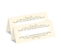 Name Place Cards | 24x Everyday Use Gold Foiled Designs Table Place Cards for Festive Table Decorations Weddings & Events, Name Cards for Table Setting Party Dinner Reception Seating Place Cards