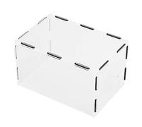 Table Polisher Dust Box Acrylic Highly Transparent with 2 Holes for Engraving, Sanding Polishing 30 X 20 X 18cm Effective Dust Prevention