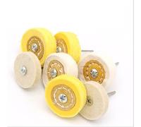 Table Polishers, 1 Pcs T Shape Handle polishing Wheel Grinding Head Cloth Wheel Wool Wheel Metal Jewelry Jade Carving for polishing Machine(Yellow Cloth Wheel)