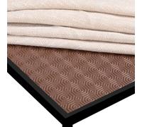 Table Protector Dining Room Waterproof Table Cover Scratch Resistant Table pad Heat Resistant Table mat Spill Proof Table Cream Grey Beige Brown (Brown, 90x250 cm = 35.43x98.43 inches)