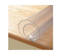 Table Protector Soft Glass Floor Mat - Frosted Transparent PVC Mat, 2mm Thick, Oil and Waterproof for Coffee Tables