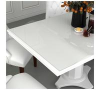 Table Protector Transparent PVC 100x90cm 1.6mm Thick Waterproof Durable Scratch
