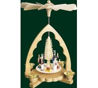 Table pyramid Angel + Miner pyramid Folk art Seiffen Ore Mountains NEW 16342