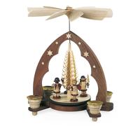 Table pyramid Gifts Angel pointed arch Spanbaum 1-storey natural for candles