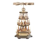 Table pyramid Holy Story 3 floors natural electric illuminated