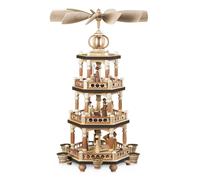 Table pyramid Holy Story 3-tier natural (LxWxH): 28x30x51cm NEW