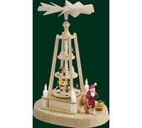 Table Pyramid Illuminated Mini Folk Art Erzgebirge NEW 08088