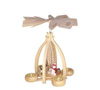 Table Pyramid Snowmen Colorful BxHxT 22x35x23Cm New Table Decoration Decoration