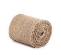 Table Runner, 10M Hessian Burlap Woven Rustic Hessian Jute Burlap Fabric Ribbon Table Runner Wedding Decor(15cm)