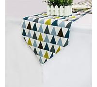 Table Runner 1pcs Table Runner Modern with Tassels Cotton Linen Fabric for Christmas Party New year Decorations home Home textile 2021 Placemats Cloths(R,33x180cm)