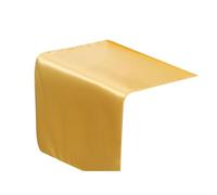 Table Runner 6PCS Satin Table Runner Wrinkle Resistant Silky Smooth For Dining Wedding Bridal Shower Modern Ev(Golden)