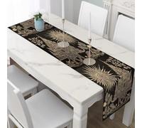 Table Runner Asian Elephant Table Cloth Wrinkle Resistant Traditional Temple Table Decor Antifouling Vintage Sun Kitchen Dining Mat 40x140 cm