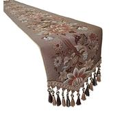 Table Runner Everyday Use European Luxury Table Runner Nordic Retro Living Room Coffee Bed Flag Light American Tablecloth Elegant Indoor(33X210cm)