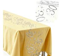 Table Runner for 30th Birthday, Table Decoration Birthday 28 cm x 275 cm, Table Runner Silver Roll, Decoration 30th Birthday, Table Runner Tablecloth Birthday, 30th Birthday Decoration, Party