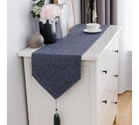 Table Runner for Coffee Table Protection, 12 14 16 18 20 Inch Wide Tables Cloth for Bedroom Dresser Top, Fall Season & Dining Room Long 36 48 60 72 96 Inch(Grey,20x42in)