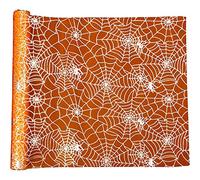 Table runner, W: 29 cm, L: 3,5 m, orange, halloween, 1roll