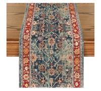 Table Runners Linen Country Rustic Farmhouse Fall Kitchen Dining Decor Home Holiday Party for The Dining Table(04,150x33cm 59x13inch)
