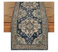 Table Runners Linen Country Rustic Farmhouse Fall Kitchen Dining Decor Home Holiday Party for The Dining Table(01,180x33cm 70.8x13inch)