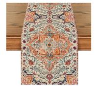 Table Runners Linen Country Rustic Farmhouse Fall Kitchen Dining Decor Home Holiday Party for The Dining Table(03,150x33cm 59x13inch)