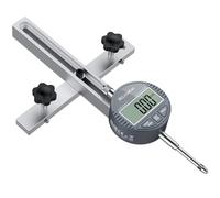 Table Saw Alignment Tool with Digital Dial Indicator 0.01mm Precision Gauge | Precision calibration tool for blade, fence and arbor alignment with 18cm extension rod and 19mm mitre slot fit
