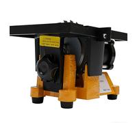 Table Saw, Cut Off Miter Saw Saw Maximum 90 W Corded Table Saw, Compact Cutting Tool for Wood Stone Metal Plastic,Versatile Miter Saw with Adjustable Angles and Safety Guard for Hobbyists Woodworking