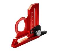 Table Saw Depth Gauge - Adjustable Tablesaw Accessories | Measuring Ruler | Aluminum Alloy Height Angle Finder Setup Block for Builders Installers Carpenters Craftsmen Home Workshop Studio