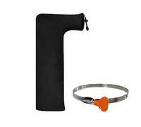 Table Saw Dust Collector Bag Compatible for Dewalt Bosch Ryobi Skilsaw Delta (10" Tablesaws w/ 2.5" Dust Port), Large Capacity, Heavy-Duty Fabric with Secure Straps & Hose Clamps