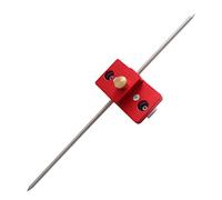 Table Saw Fence Parallel Positioning Tool, Adjustable Table Saw Aluminum Parallel Calibrating Aligning Positioning Ruler with Adjustable Limit Pin for Woodworking Table Saw Miter Slot